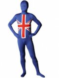 England Flag Patter Spandex Unisex Zentai Suit