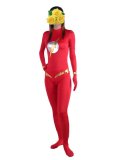 Red And Gold Lycra Spandex Catsuit Red And Gold Lycra Spandex Catsuit