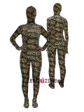 Leopard Pattern Thicken Velvet Zentai Outfit