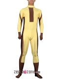 Yellow And Brown Spandex Lycra Catsuit Yellow And Brown Spandex Lycra Catsuit