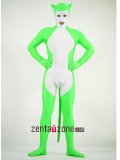 Green And White Unisex Spandex Zentai Suit Green And White Unisex Spandex Zentai Suit