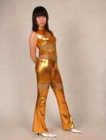 Golden Shiny Metallic Zentai Suit