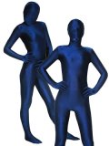 Deep Blue Unicolor Spandex Unisex Zentai Suit Deep Blue Unicolor Spandex Unisex Zentai Suit