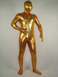 Golden Spiderman Shiny Metallic Zentai Suit Golden Spiderman Shiny Metallic Zentai Suit
