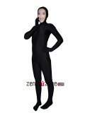 Face Zentai Black Lycra Spandex Zentai With Smile Girl Face Face Zentai Black Lycra Spandex Zentai With Smile Girl Face