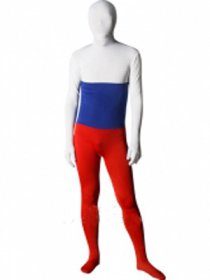 Russian Flag Pattern Lycra Unisex Zentai Suit