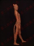 Lycra Leopard Pattern Zentai Suit With Tail