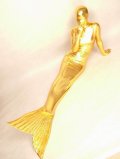 Gold Mermaid Shiny Metallic Zentai Suit Gold Mermaid Shiny Metallic Zentai Suit