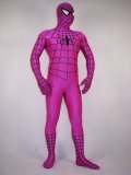 Purple Spiderman Spandex Lycra Costume