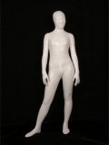 White Shiny Full Body Zentai Suit
