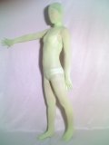 White Velvet Zentai Suit