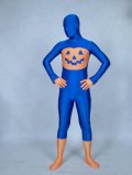 Blue Pumkin Spandex Lycra Zentai Suit