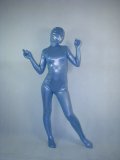 Blue Unisex Spandex Lycra Zentai Suit