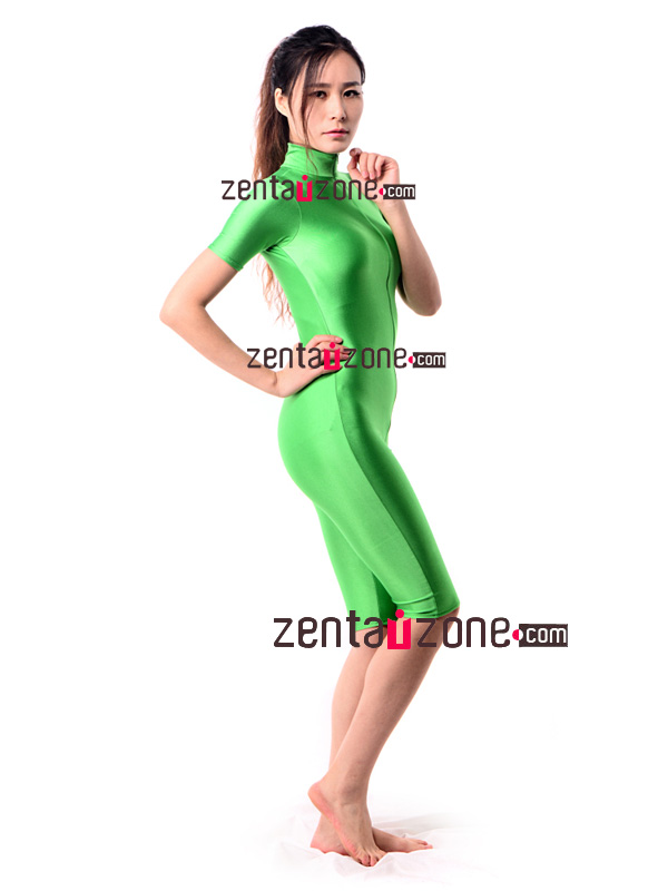 Green Lycra Unitard Zentai Sport Wear - Click Image to Close