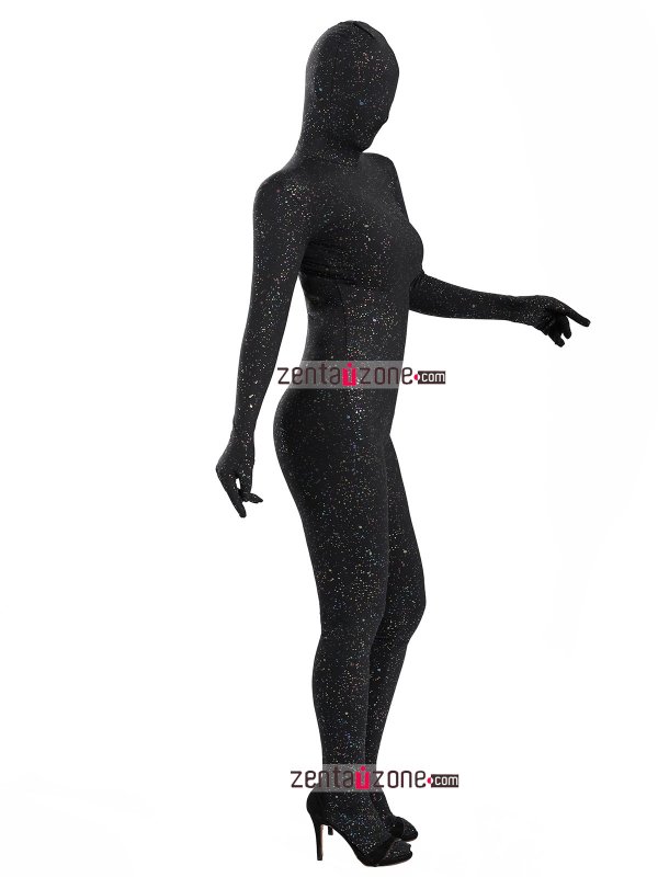 Nylon Shiny Metallic Lycra Full Bodysuit Zentai - Click Image to Close