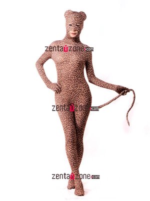 Lycra Leopard Costume Zentai Suit