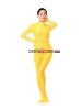 Yellow Spandex Unisex Catsuit