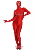 Nylon Red Spandex Zentai Suit With Open Eyes & Mouth