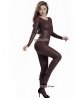 Nylon Metallic Low Cut Lycra Catsuit