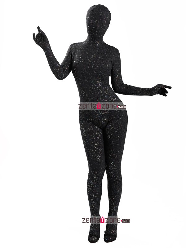 Nylon Shiny Metallic Lycra Full Bodysuit Zentai - Click Image to Close