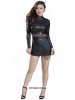 Nylon Lycra Metallic Chic Dresses