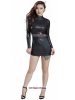 Nylon Lycra Metallic Chic Dresses