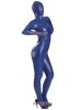 Pu Blue Shiny Full Bodysuit Zentai