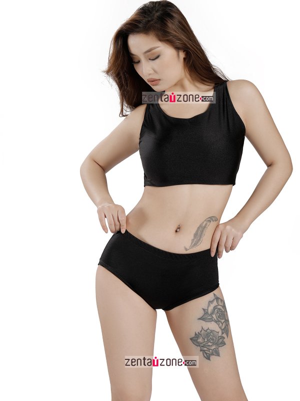 Nylon Black Lycra Sports Wear - Click Image to Close