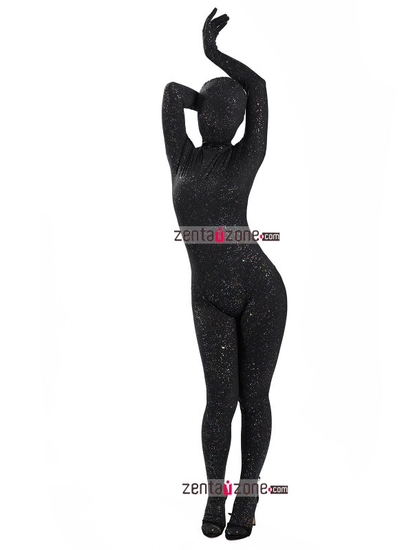 Nylon Shiny Metallic Lycra Full Bodysuit Zentai - Click Image to Close