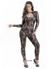 Nylon Snake Sexy Metallic Lycra Catsuit