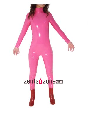 Pink Shiny Unisex Catsuit