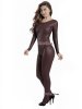 Nylon Metallic Low Cut Lycra Catsuit