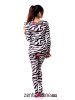 Lycra Spandex Fashion Zebra Catsuit