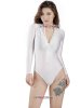 Nylon White Lycra Front Zip Leotard