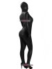 Nylon Black Snake Metallic Pattern Spandex Zentai Suit