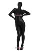 Nylon Black Snake Metallic Pattern Spandex Zentai Suit