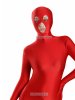 Nylon Red Spandex Zentai Suit With Open Eyes & Mouth