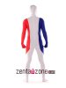 France Flag Pattern Lycra Unisex Zentai Suit