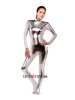 Silver Shiny Metallic Catsuit