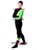 Fashion Spandex Lycra Tricolor Catsuit