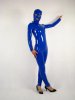 Blue Shiny pvc Catsuit