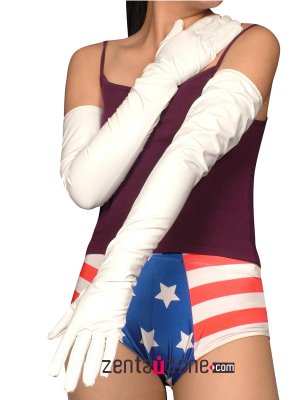 White Long PVC Gloves