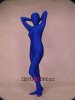 Blue Unicolor Spandex Lycra Zentai Suit