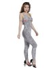 Nylon Straps Print Lycra Catsuit