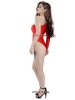 Nylon Red One Shoulder Lycra Leotard