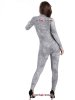 Nylon Print Pattern Lycra Catsuit