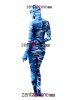 Sea Blue Camouflage Spandex Zentai Suit