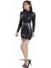 Nylon Lycra Metallic Chic Dresses