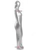 Pu Silver Zentai Bag