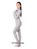 Silver Grey Spandex Lycra Catsuit